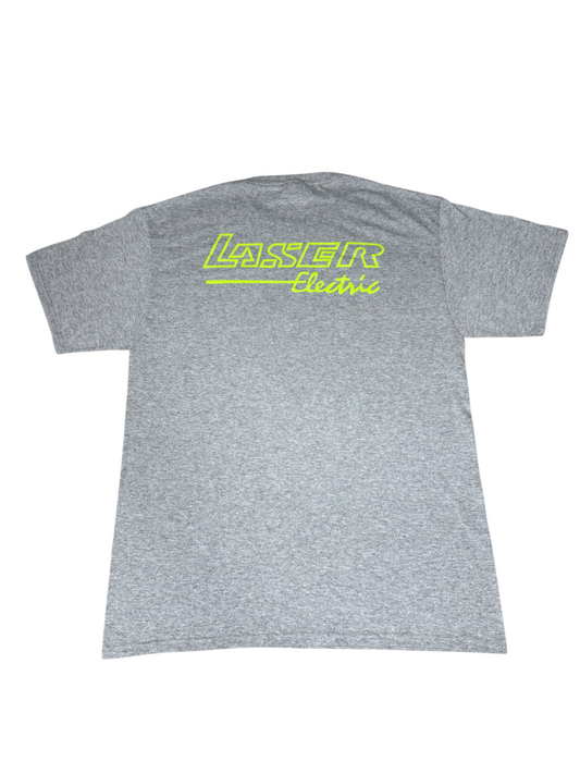 Grey With Yellow Lettering T-Shirt