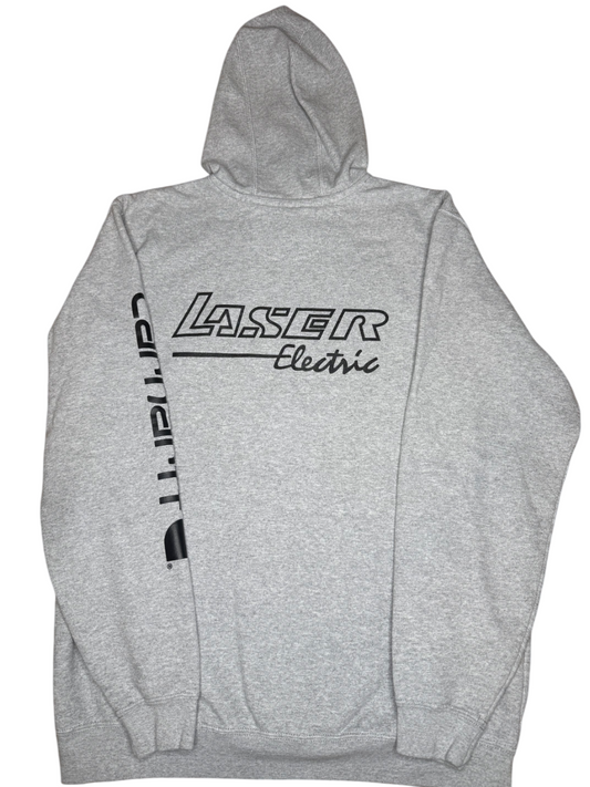 Carhartt Light Grey With Black Lettering Sweatshirt