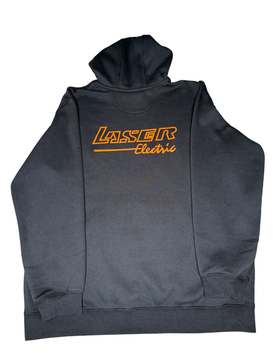 Carhartt Black With Orange Lettering Sweatshirt