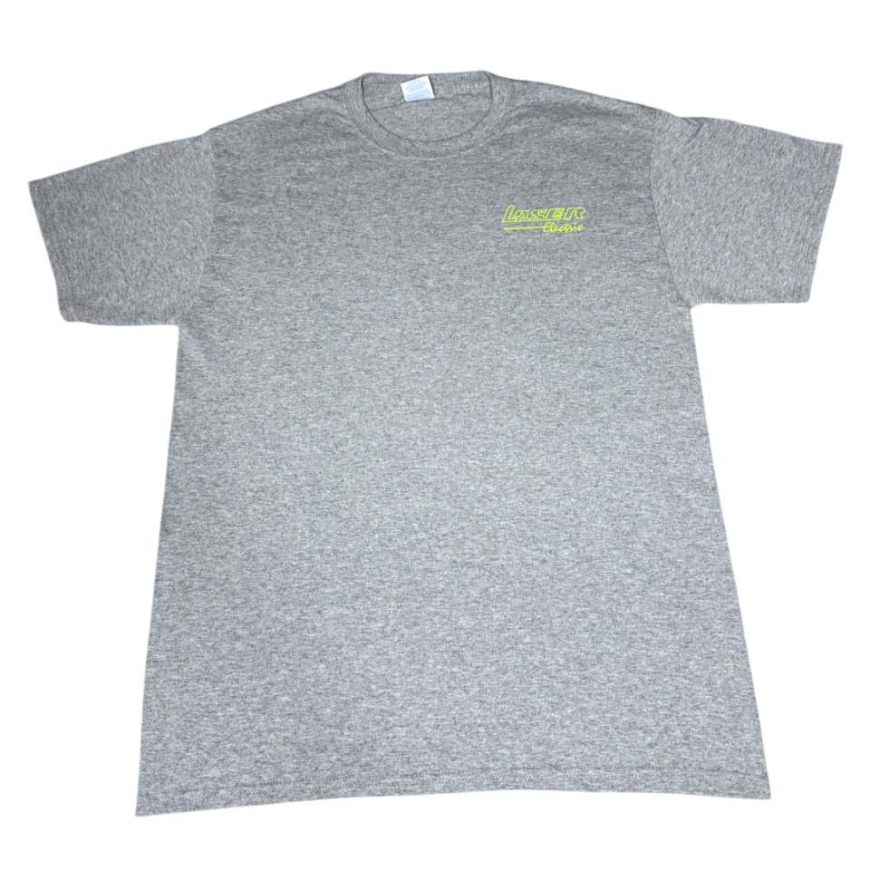 Grey With Yellow Lettering T-Shirt